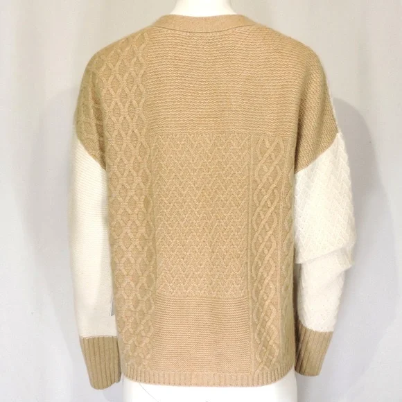 RACHEL ZOE ⚜100% 2-PLY CASHMERE CARDICANE - Picture 4 of 5